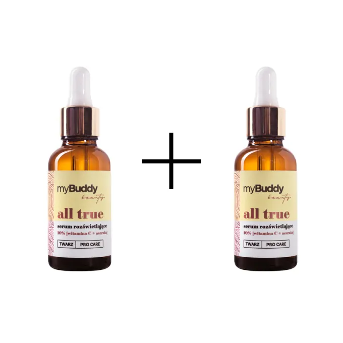 myBuddy all true Serum Rozświetlające 10% [witamina C + acerola] 1+1
