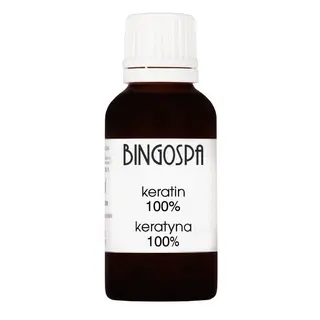 ZWIĘKSZA OBJĘTOŚĆ WŁOSÓW Keratyna 100% BINGOSPA 30 ml