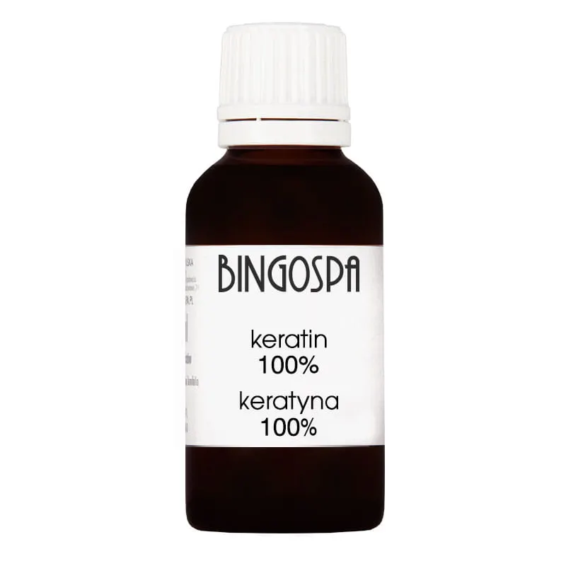 ZWIĘKSZA OBJĘTOŚĆ WŁOSÓW Keratyna 100% BINGOSPA 30 ml