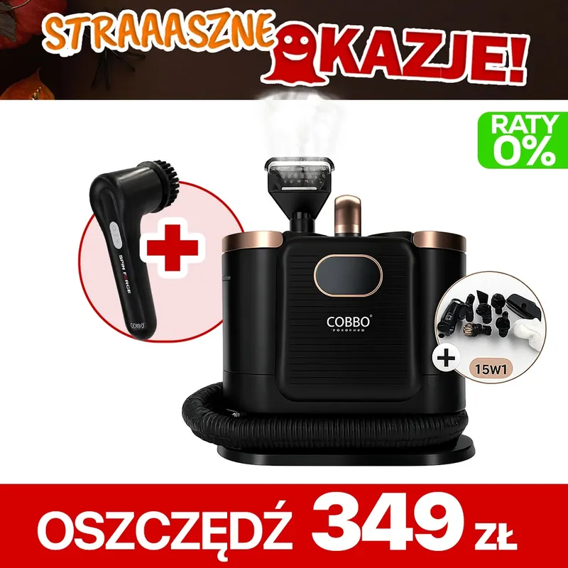 Odkurzacz piorący z funkcją pary COBBO M5 VAPOR+