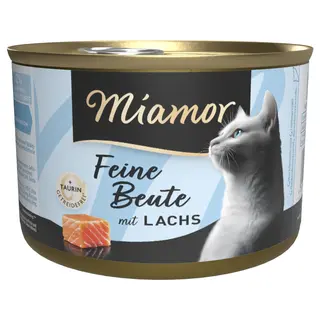 Miamor Feine Beute, 12 x 185 g - Łosoś
