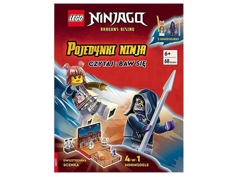 Książka LEGO Ninjago. Pojedynki ninja Wielokolorowy