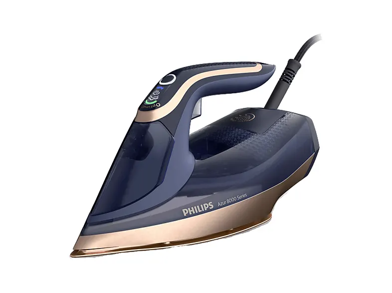 Żelazko parowe PHILIPS DST8050/20 Azur 8000 Series Stopa SteamGlide Advanced Ciemnoniebieski