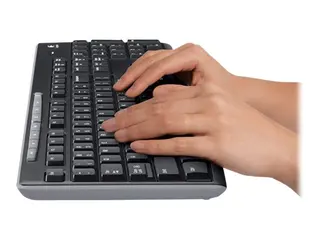 Zestaw bezprzewodowy klawiatura + mysz Logitech MK270 czarny