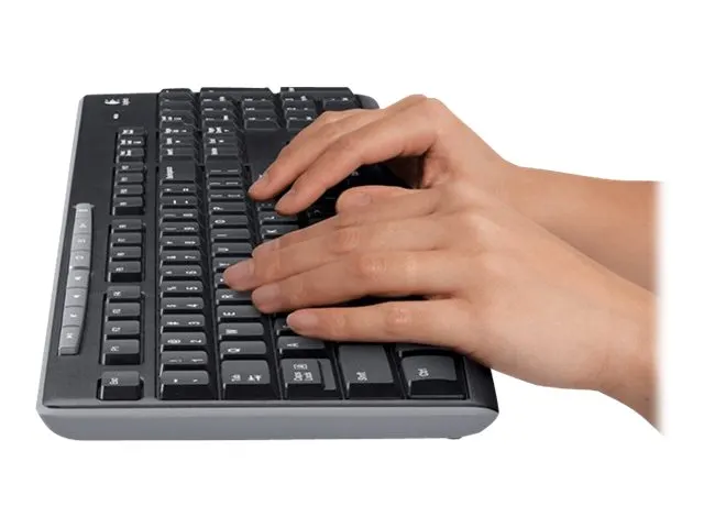 Zestaw bezprzewodowy klawiatura + mysz Logitech MK270 czarny