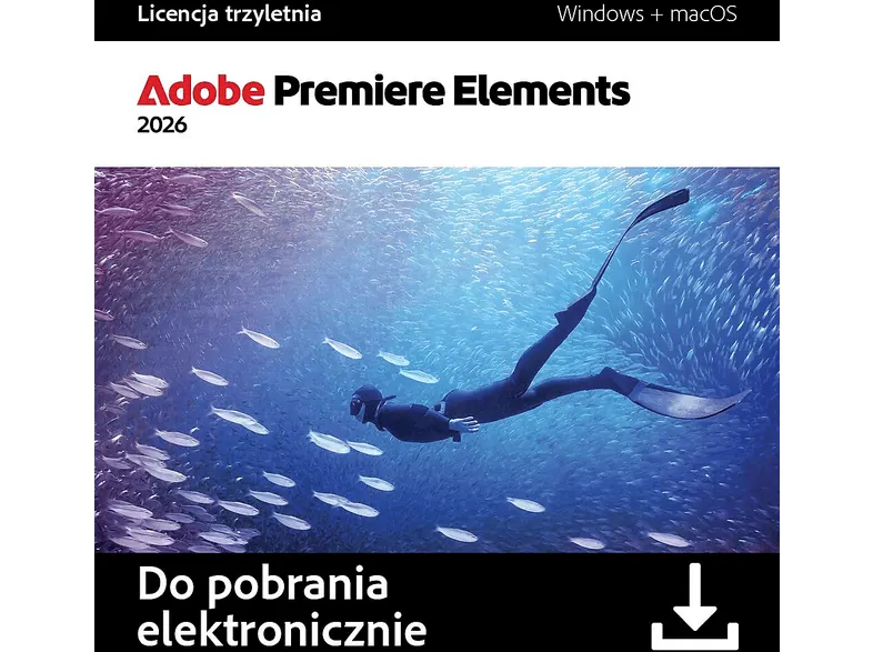 Kod aktywacyjny ADOBE Premiere Elements 2026 3 lata