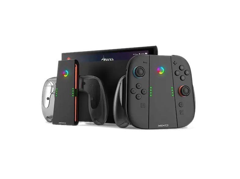 Nakładka YAXO Charge Grip Set Techno Black Czarny