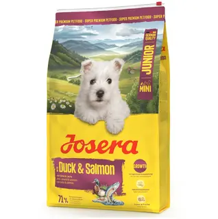 JOSERA Mini Junior Duck & Salmon - sucha karma dla psa - 900g