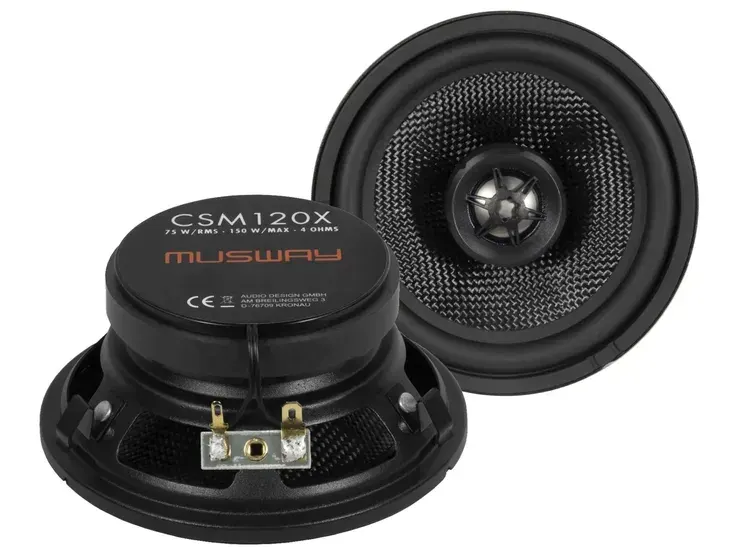 Musway CSM120X Głośniki samochodowe dwudrożne Mercedes 120mm / 75W RMS
