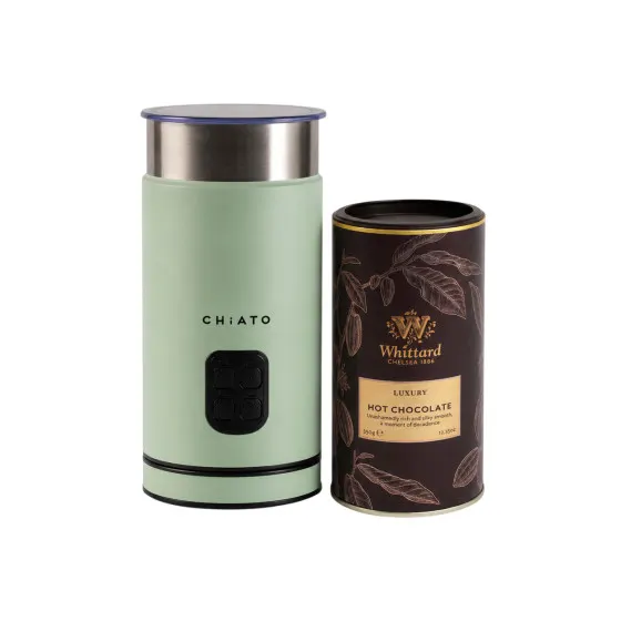 Zestaw spieniacza do mleka CHiATO milkPLAY i gorącej czekolady Whittard of Chelsea Luxury
