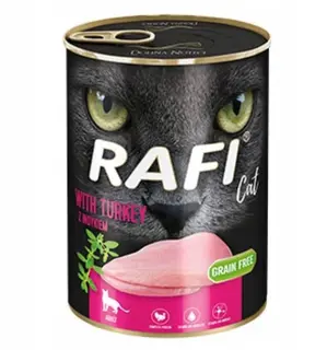 DOLINA NOTECI Rafi Cat Adult z indykiem - mokra karma dla kota - 400 g