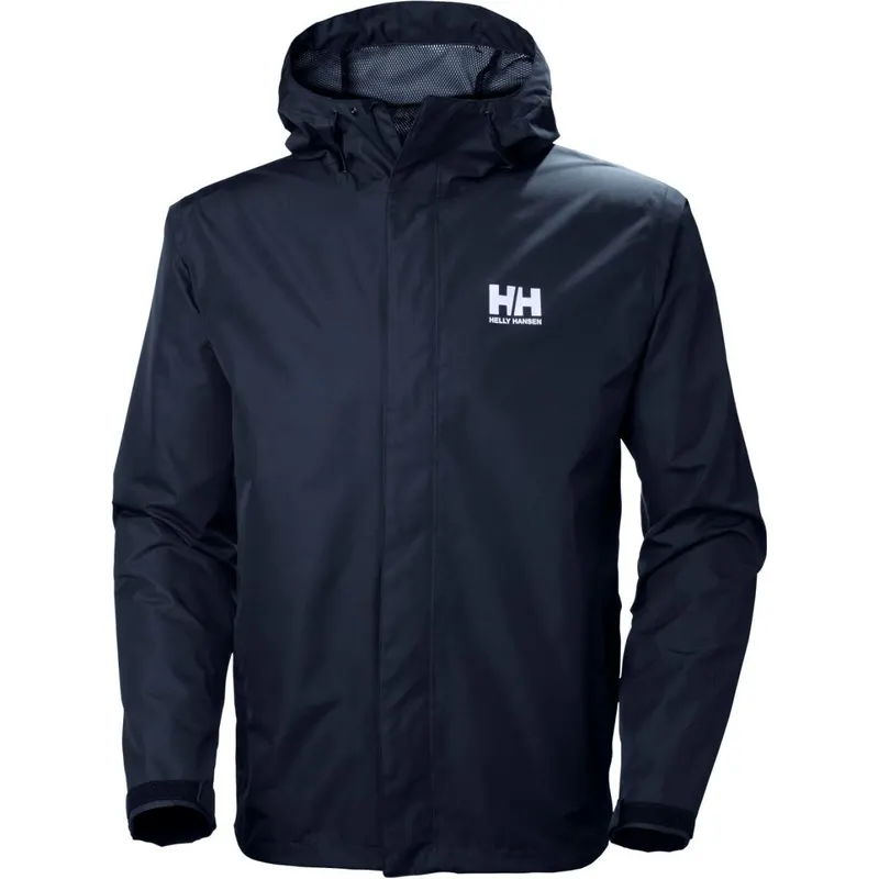 Helly Hansen Seven J, kurtka przeciwdeszczowa, męska, ciemnoniebieska