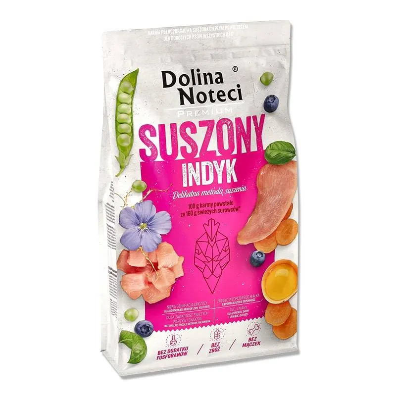 DOLINA NOTECI Premium indyk - suszona karma dla psa - 9 kg