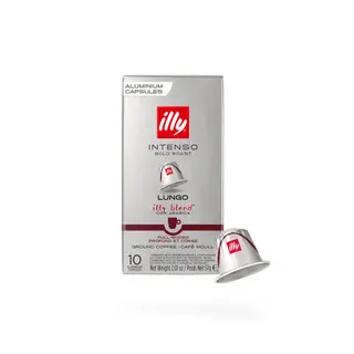 Kawa w kapsułkach Illy Lungo Intenso do ekspresów Nespresso®, 10 szt.