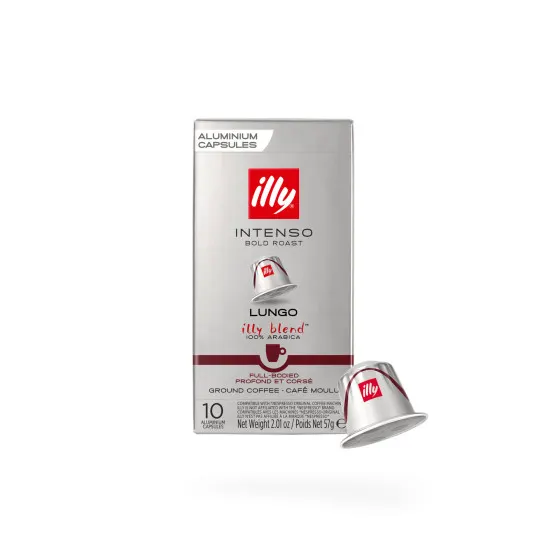 Kawa w kapsułkach Illy Lungo Intenso do ekspresów Nespresso®, 10 szt.