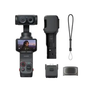 Insta360 Luna Ultra Kamera Gimbalowa - 8K Leica, AI, 3-osiowy Gimbal, 12x Zoom, Wi-Fi, Bluetooth, do vlogów i podróży - Czarny