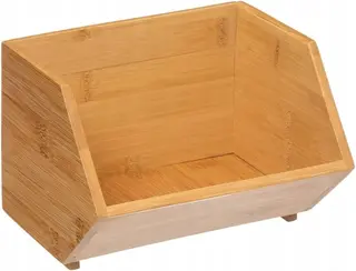 BAMBUSOWY ORGANIZER DO UKŁADANIA W STOSY 17,5X15,5X12,5 CM