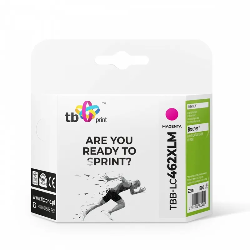 TB Print Tusz do Brother MFC-J3540DW TBB-LC462XLM 100% nowy magenta