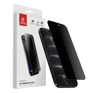 CRONG Hartowane szkło prywatyzujące Privacy 3D Armour Glass do iPhone 18 Pro Max