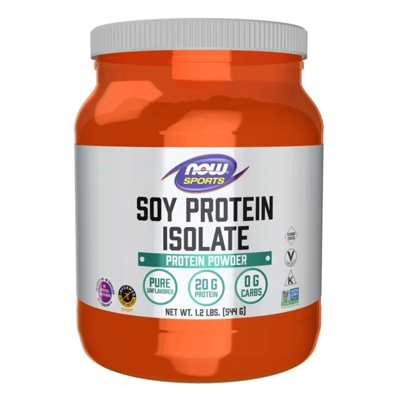 Odżywka Białkowa Wegańska Now Foods Soy protein-Izolat białka sojowego 544g