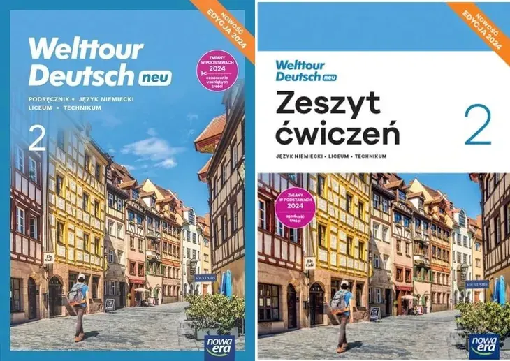 WELTTOUR Deutsch Neu 2 LO Podręcznik + Zeszyt ćwiczeń Edycja 2024