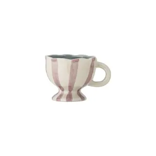 Filiżanka Bloomingville Multi Stoneware Pink Willa, 215 ml