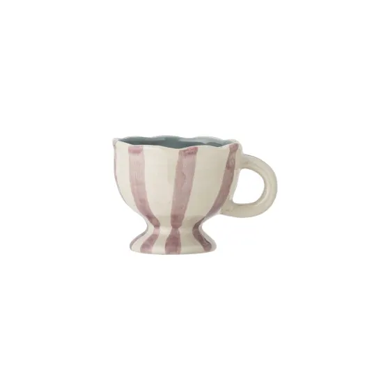 Filiżanka Bloomingville Multi Stoneware Pink Willa, 215 ml