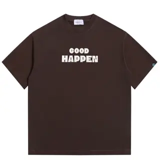 320G Heavyweight American Letter Foam Printed Short Sleeved T-shirt for Men and Women, Loose Half Sleeved T-shirt