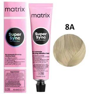 Toner do włosów Matrix Super Sync Pre-Bonded 8A jasny blond popielaty 90 ml