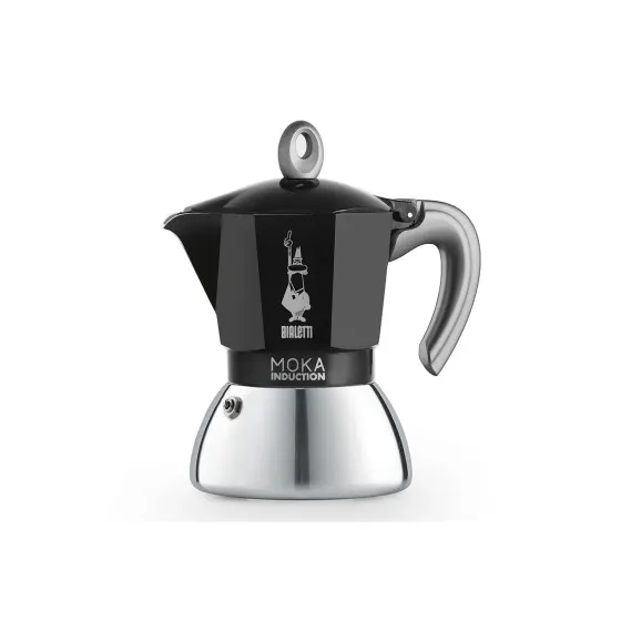 Kawiarka Bialetti Moka Induction Black 4 cups
