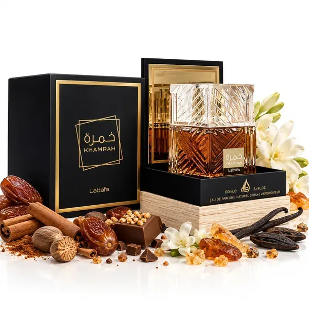 Lattafa Khamrah 100 ml EDP Perfumy Arabskie Unisex Słodkie Orientalne