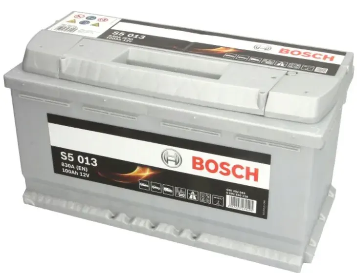 AKUMULATOR 12V BOSCH S5 013 100AH 830A P+ , RADOM
