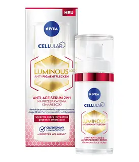 NIVEA Cellular Luminous630® Anti-Age Serum 2w1 na Przebarwienia i Zmarszczki 30ml