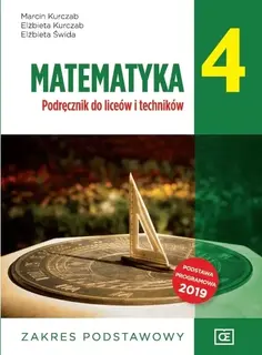 MATEMATYKA 4 LO Podręcznik Zakres podstawowy PAZDRO