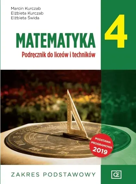 MATEMATYKA 4 LO Podręcznik Zakres podstawowy PAZDRO