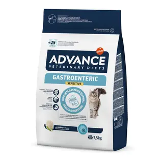 6,5 + 1 kg / 7 + 1 kg gratis! Advance Veterinary Diets, 7,5 kg / 8 kg - Gastro Sensitive, 7,5 kg