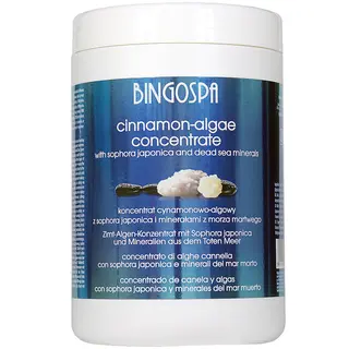 Koncentrat cynamonowo - algowy z ekstraktem z perełkowca japońskiego i minerałami z Morza Martwego BINGOSPA Dead Sea