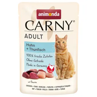 animonda Carny, 12 x 85 g - Kurczak i tuńczyk