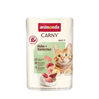 ANIMONDA Carny Adult Kurczak i królik - mokra karma dla kota - 85g