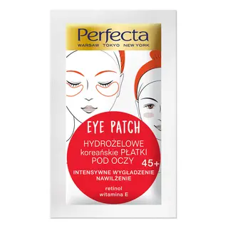Perfecta Eye Patch koreańskie hydrożelowe płatki pod oczy z witaminą E, aloesem i zieloną herbatą