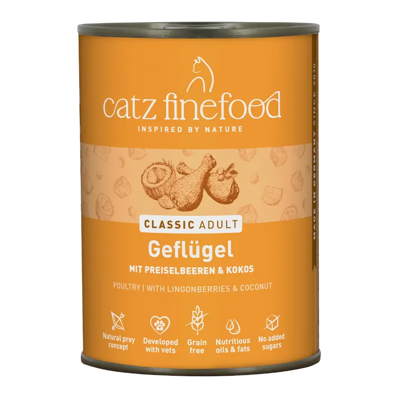 Korzystny pakiet catz finefood, 12 x 400 g - Drób