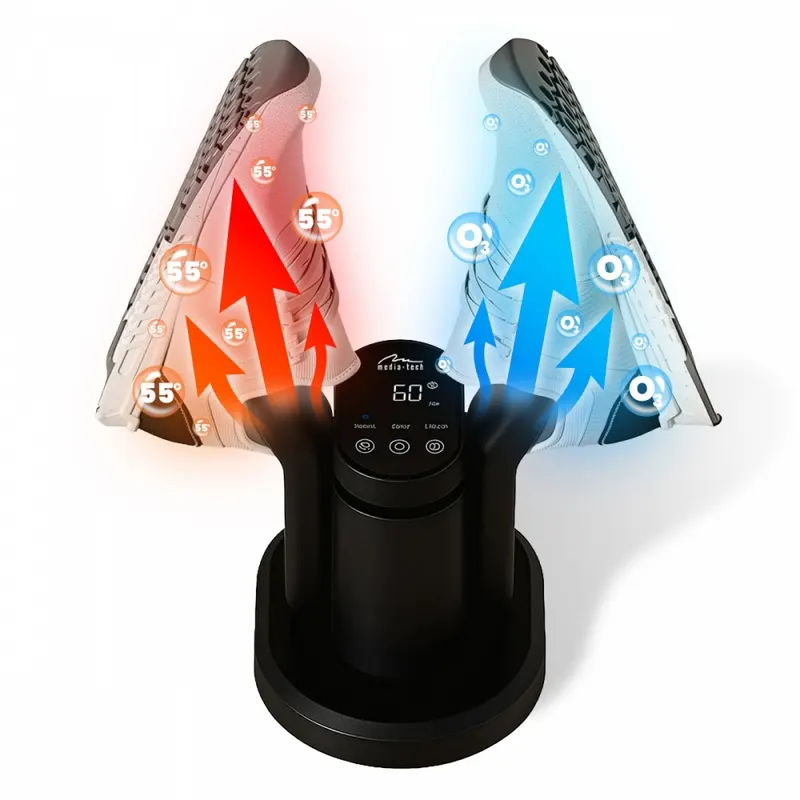 Media-Tech *Suszarka do butów z dezynfekcją ozonową SHOE DRYER OZONE PRO+ MT6539 (czarna)