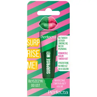 Perfecta Surprise Me! Błyszczyk do ust magicznie zmieniający kolor Green