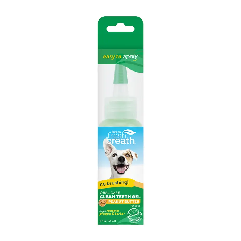 TropiClean Fresh Breath, żel do pielęgnacji zębów dla psów, masło orzechowe - 59 ml
