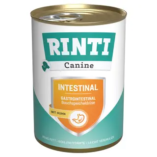 RINTI Canine Intestinal z kurczakiem, 400 g - 12 x 400 g