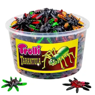 Trolli żelki Tarantule Pająki żelka Halloween 75 szt