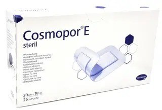Opatrunki jałowe Hartmann Cosmopor E 35x10 cm 25 sztuk