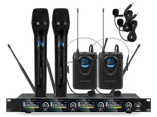Zestaw mikrofonowy bezprzewodowy MUSIC MATE MM-800 AirStage Czarny