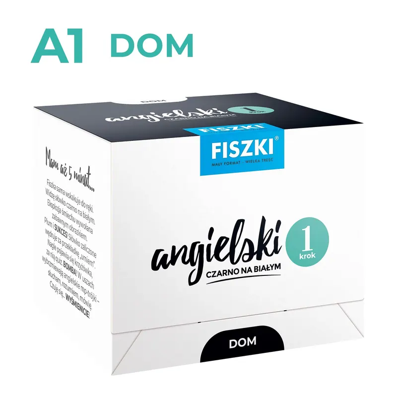 FISZKI - język angielski - Dom - krok 1 (poziom A1)