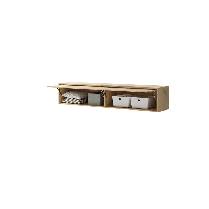 Nadstawka Bed Concept BC-15 do półkotapczanu BC-14 | 211x40X46 cm | Dąb Artisan | Dąb artisan nadstawka Lenart | praktyczny dodatek | stylowe wykończenie